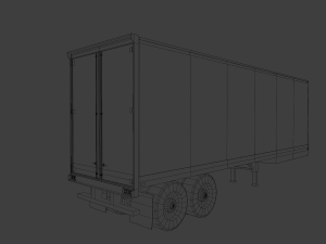 Truck containers 3D Model