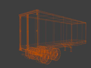 Truck containers 3D Model