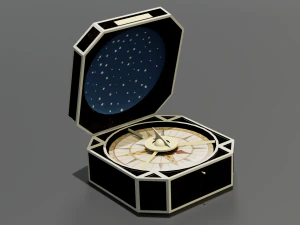 Bussola dei Pirati dei Caraibi Modello 3D