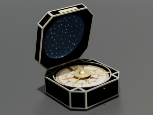 Pirates of the Caribbean compass 3D Model