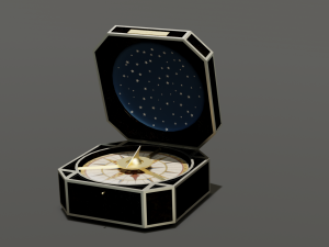 Pirates of the Caribbean compass 3D Model