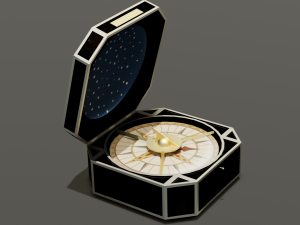 Pirates of the Caribbean compass 3D Model