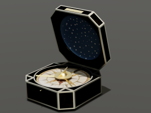 Pirates of the Caribbean compass 3D Model
