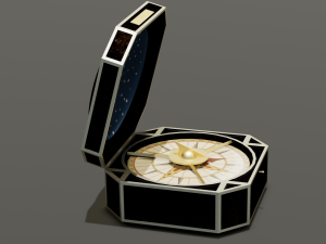 Pirates of the Caribbean compass 3D Model