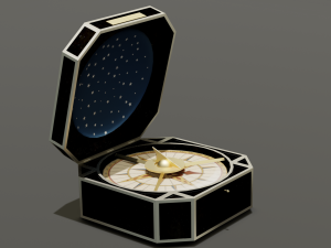 Pirates of the Caribbean compass 3D Model