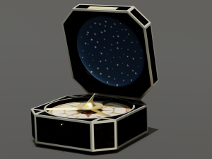 Pirates of the Caribbean compass 3D Model