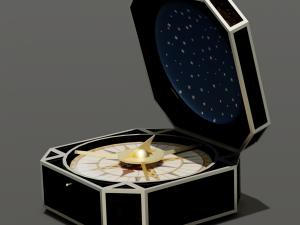 Pirates of the Caribbean compass 3D Model