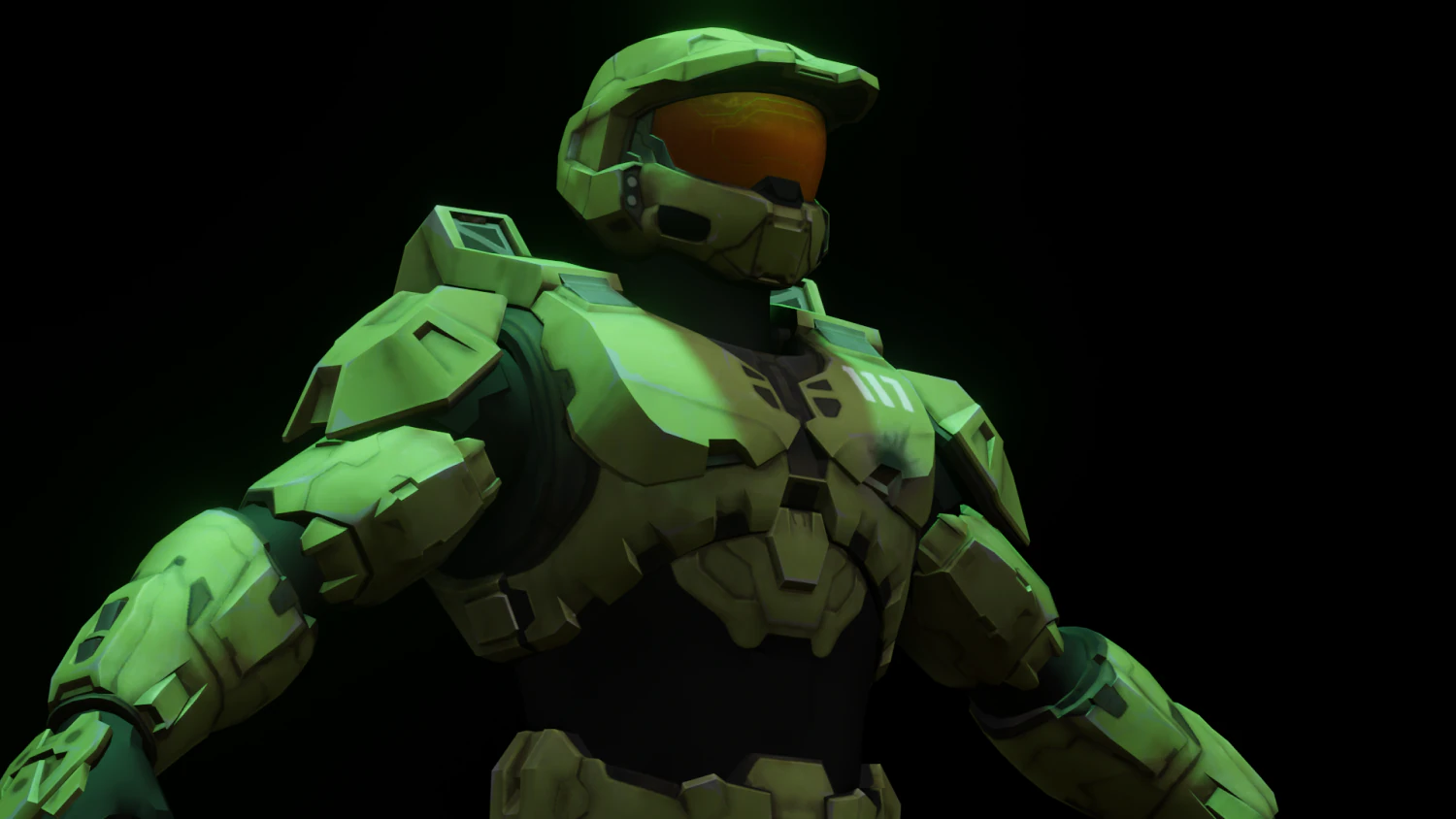 Halo Character 3D Model .c4d .max .obj .3ds .fbx .stl .blend 