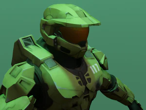 Halo Character 3D Model
