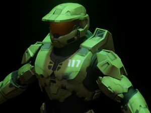 Halo Character 3D Model