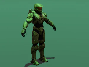 Halo Character 3D Model