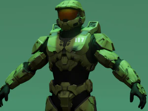 Halo Character 3D Model