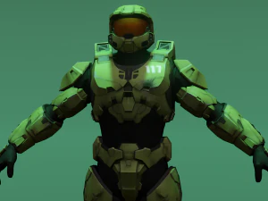 Halo Character 3D Model