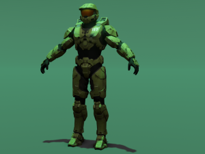 Halo Character 3D Модель