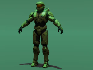 Halo Character 3D Model
