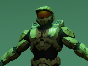 Halo Character 3D Модель