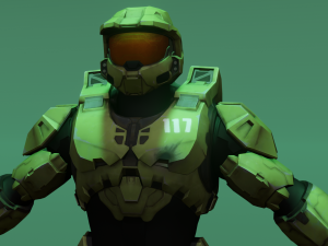 Halo Character 3D Модель