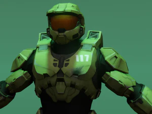 Halo Character 3D Model