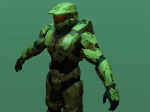 Halo Character 3D Model