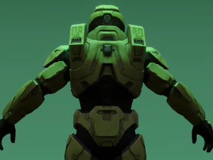 Halo Character 3D Model