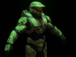 Halo Character 3D Model