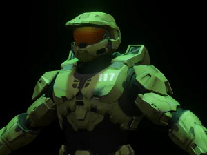 Halo Character 3D Model