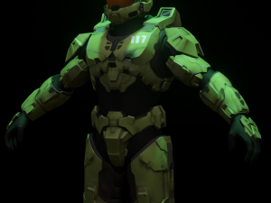 Halo Character 3D Модель
