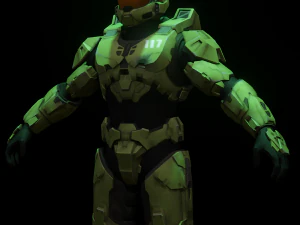 Halo Character 3D Model