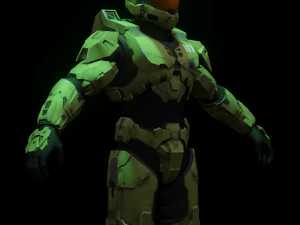 Halo Character 3D Model