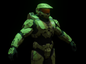 Halo Character 3D Модель