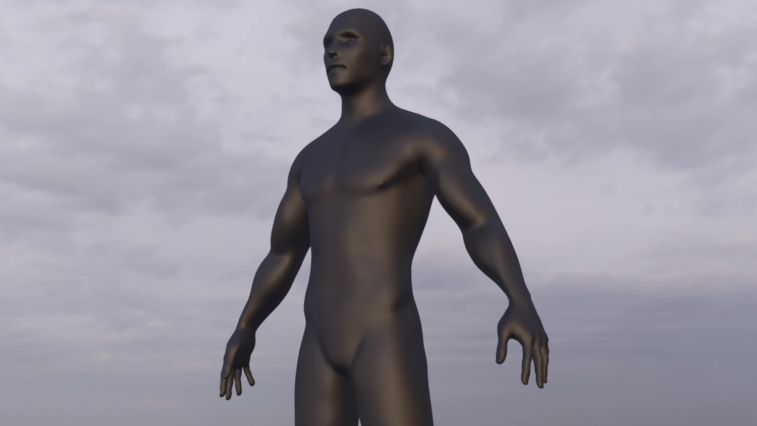 Full Man character 3D Model .c4d .max .obj .3ds .fbx .stl .blend