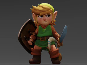A Lenda de Zelda Modelo 3D