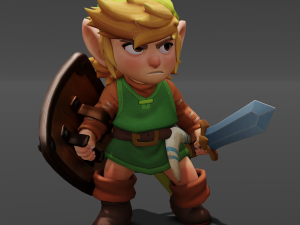 The Legend of Zelda 3D Модель