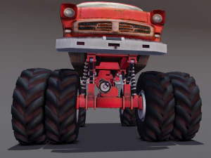 Rusted truck A 3D Model