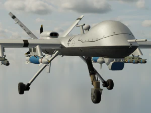 Samolot dronowy Model 3D