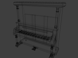 Piano 3Dモデル