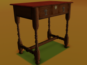 Old table 3D Model