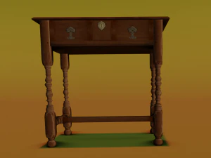 Old table 3D Model