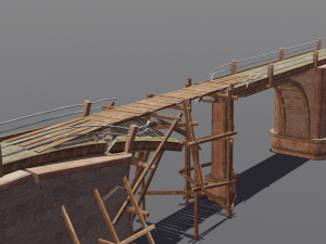 Broken Bridge 3D Модель