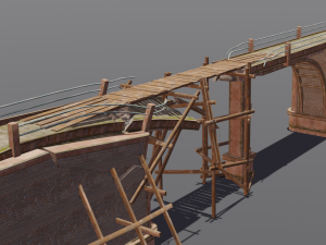 Broken Bridge 3D 모델