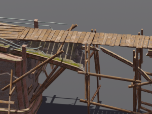 Broken Bridge 3D 모델