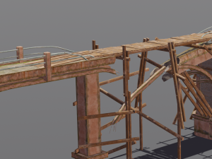 Broken Bridge 3D 모델