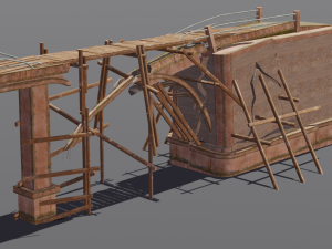 Broken Bridge 3D 모델