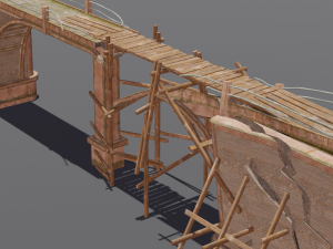 Broken Bridge 3D 모델