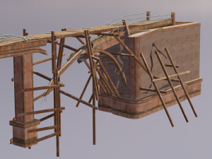 Broken Bridge 3D 모델