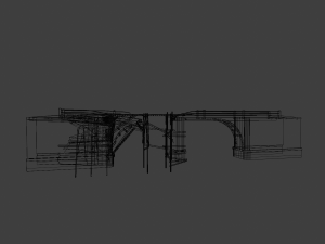 Broken Bridge 3D 모델