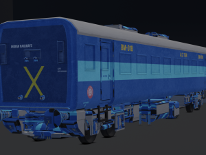 Indian Train Coach 3D मॉडल