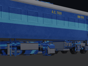 Indian Train Coach 3D मॉडल