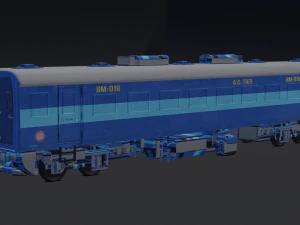 Indiase treincoach 3D Model