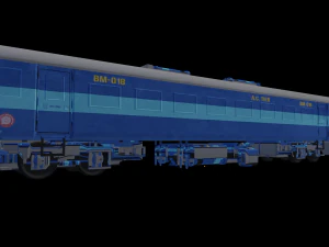 Indiase treincoach 3D Model
